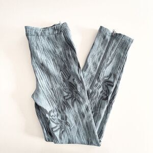 NWT Urban Outfitters Womens Nyx Wood Zip Hem Trouser Pants Blue Black Size M
